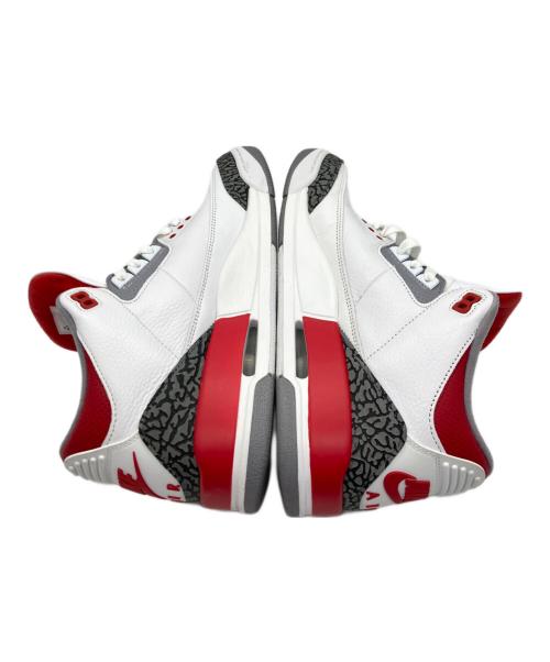 NIKE（ナイキ）NIKE (ナイキ) スニーカー/Air Jordan 3 Retro OG レッド×ホワイト サイズ:28.5cmの古着・服飾アイテム