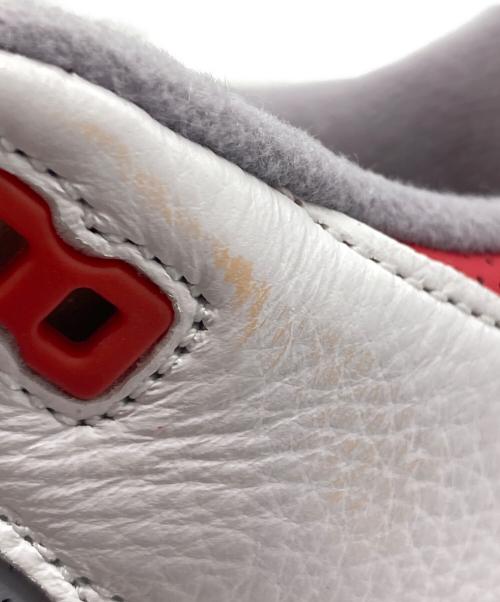 NIKE（ナイキ）NIKE (ナイキ) スニーカー/Air Jordan 3 Retro OG レッド×ホワイト サイズ:28.5cmの古着・服飾アイテム