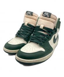 NIKE（ナイキ）の古着「スニーカー/Air Jordan 1 Retro High OG」｜ホワイト×グリーン