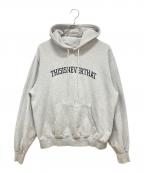 thisisneverthatディスイズネバーザット）の古着「Arc-Logo Hooded Sweatshirt」｜グレー