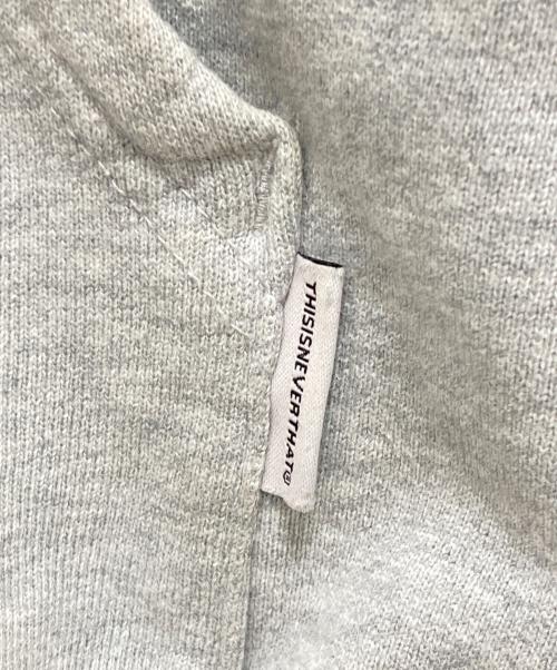 thisisneverthat（ディスイズネバーザット）thisisneverthat (ディスイズネバーザット) Arc-Logo Hooded Sweatshirt グレー サイズ:Mサイズの古着・服飾アイテム