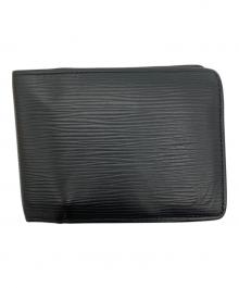 LOUIS VUITTON（ルイ ヴィトン）の古着「ポルトフォイユ・ミュルティプル エピ」｜ブラック