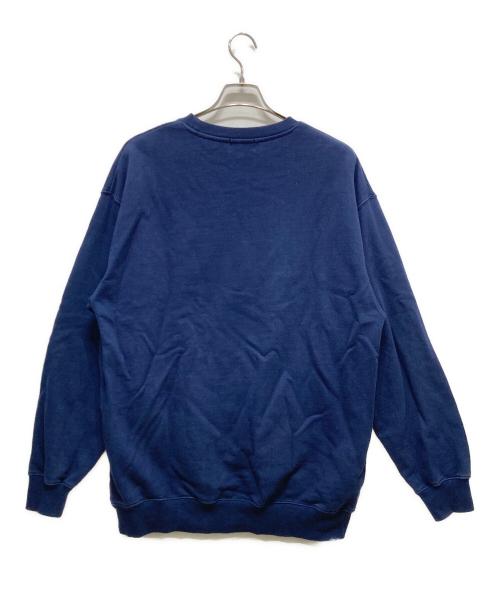 X-LARGE（エクストララージ）X-LARGE (エクストララージ) スタンダードロゴクルーネックスウェット ネイビー サイズ:Lサイズの古着・服飾アイテム