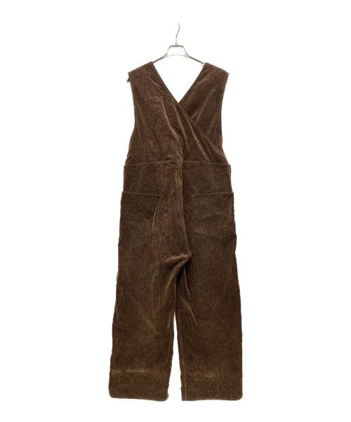 WRYHT（ライト）WRYHT (ライト) コーデュロイオーバーオール ブラウン サイズ:2の古着・服飾アイテム