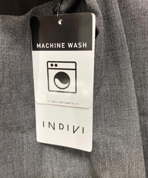 INDIVI（インディヴィ）INDIVI (インディヴィ) ウールライクジャンパースカート グレー サイズ:15 未使用品の古着・服飾アイテム