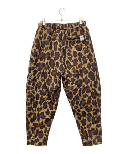 GLIM CLAP（グリムクラップ）GLIM CLAP (グリムクラップ) Fleece fabric pants -leopard pattern- ブラック×カーキ サイズ:Lサイズ 未使用品の古着・服飾アイテム