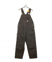 CarHartt（カーハート）の古着「ダックビブオーバーオール」｜ブラウン