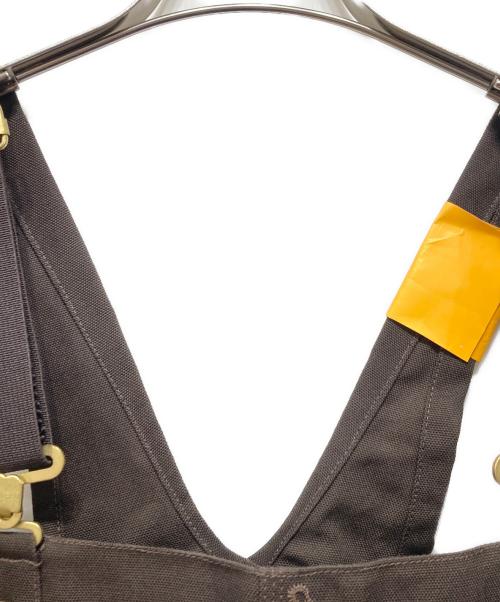 CarHartt（カーハート）CarHartt (カーハート) ダックビブオーバーオール ブラウン サイズ:W40×30 未使用品の古着・服飾アイテム