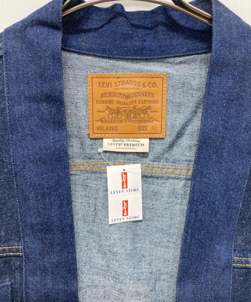 LEVI'S PReMIUM（リーバイス プレミアム）LEVI'S PReMIUM (リーバイス プレミアム) TYPE I CUSTOMIZED UTILITY JACKET S/D インディゴ サイズ:XLサイズ 未使用品の古着・服飾アイテム