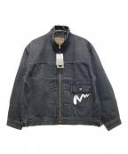 Manastashマナスタッシュ）の古着「DENIM ZIP JACKET」｜グレー