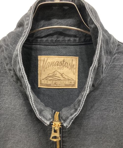 Manastash（マナスタッシュ）Manastash (マナスタッシュ) DENIM ZIP JACKET グレー サイズ:Lサイズ 未使用品の古着・服飾アイテム