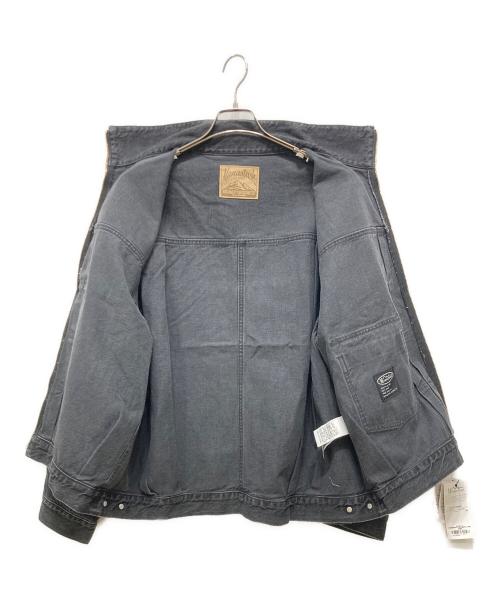 Manastash（マナスタッシュ）Manastash (マナスタッシュ) DENIM ZIP JACKET グレー サイズ:Lサイズ 未使用品の古着・服飾アイテム