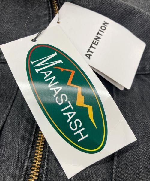 Manastash（マナスタッシュ）Manastash (マナスタッシュ) DENIM ZIP JACKET グレー サイズ:Lサイズ 未使用品の古着・服飾アイテム