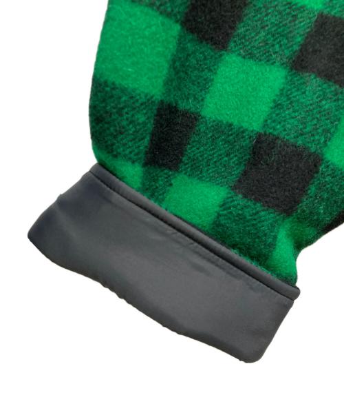 L.L.Bean（エルエルビーン）L.L.Bean (エルエルビーン) ウールチェックシャツジャケット グリーン×ブラック サイズ:XLサイズ 未使用品の古着・服飾アイテム