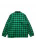 L.L.Bean (エルエルビーン) ウールチェックシャツジャケット グリーン×ブラック サイズ:XLサイズ 未使用品：13000円