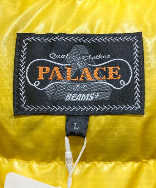 PALACE（パレス）PALACE (パレス) BEAMS PLUS (ビームスプラス) Expedition Down Jacket ネイビー×イエロー サイズ:Lサイズ 未使用品の古着・服飾アイテム