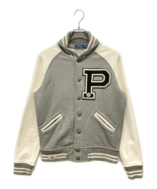 POLO RALPH LAUREN（ポロ・ラルフローレン）POLO RALPH LAUREN (ポロ・ラルフローレン) ジャケット グレー×ホワイト サイズ:Sの古着・服飾アイテム