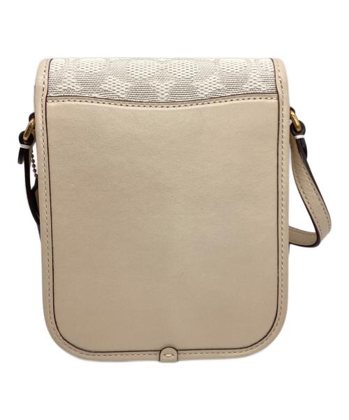 COACH（コーチ）COACH (コーチ) ショルダーバッグ ホワイト×ベージュの古着・服飾アイテム