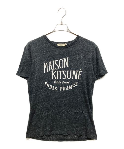 maison kitsune（メゾンキツネ）maison kitsune (メゾンキツネ) 半袖カットソー ブラック サイズ:Mの古着・服飾アイテム