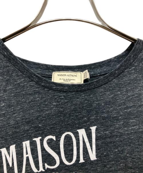 maison kitsune（メゾンキツネ）maison kitsune (メゾンキツネ) 半袖カットソー ブラック サイズ:Mの古着・服飾アイテム