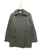 Vivienne Westwood RED LABELヴィヴィアンウエストウッドレッドレーベル）の古着「シングルPコート」｜グリーン