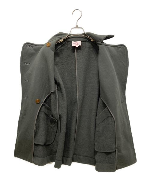 Vivienne Westwood RED LABEL（ヴィヴィアンウエストウッドレッドレーベル）Vivienne Westwood RED LABEL (ヴィヴィアンウエストウッドレッドレーベル) シングルPコート グリーン サイズ:2の古着・服飾アイテム