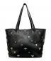 JIMMY CHOO (ジミーチュウ) スタッズトートバッグ ブラック：15000円