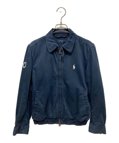 POLO RALPH LAUREN（ポロ・ラルフローレン）POLO RALPH LAUREN (ポロ・ラルフローレン) ショルダーロゴスイングトップ ネイビー サイズ:XSの古着・服飾アイテム