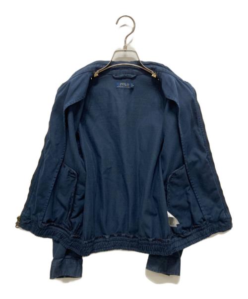 POLO RALPH LAUREN（ポロ・ラルフローレン）POLO RALPH LAUREN (ポロ・ラルフローレン) ショルダーロゴスイングトップ ネイビー サイズ:XSの古着・服飾アイテム