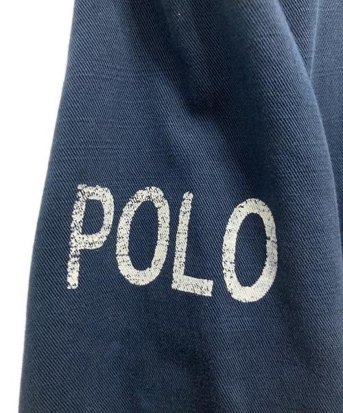 POLO RALPH LAUREN（ポロ・ラルフローレン）POLO RALPH LAUREN (ポロ・ラルフローレン) ショルダーロゴスイングトップ ネイビー サイズ:XSの古着・服飾アイテム