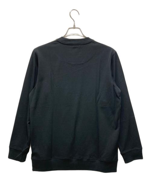 TAKEO KIKUCHI（タケオキクチ）TAKEO KIKUCHI (タケオキクチ) 長袖カットソー ブラック×グリーン サイズ:2の古着・服飾アイテム