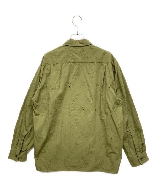TAKEO KIKUCHI（タケオキクチ）TAKEO KIKUCHI (タケオキクチ) 長袖シャツ グリーン サイズ:Mの古着・服飾アイテム