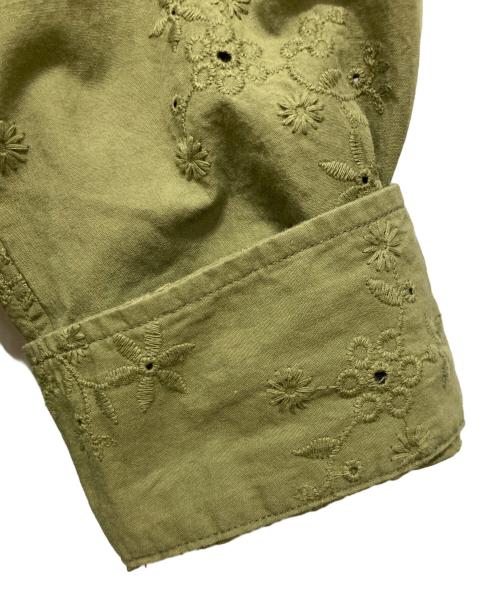 TAKEO KIKUCHI（タケオキクチ）TAKEO KIKUCHI (タケオキクチ) 長袖シャツ グリーン サイズ:Mの古着・服飾アイテム
