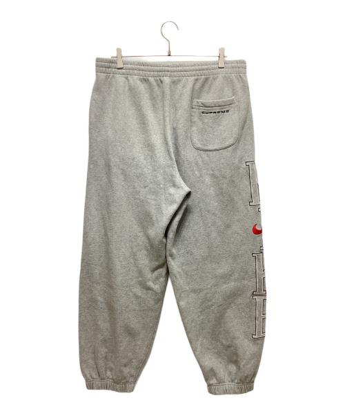 NIKE（ナイキ）NIKE (ナイキ) SUPREME (シュプリーム) スウェットパンツ グレー サイズ:Lの古着・服飾アイテム