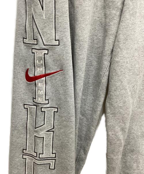 NIKE（ナイキ）NIKE (ナイキ) SUPREME (シュプリーム) スウェットパンツ グレー サイズ:Lの古着・服飾アイテム