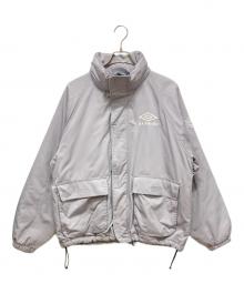 X-LARGE×UMBRO（エクストララージ×アンブロ）の古着「中綿ジャケット」｜グレー