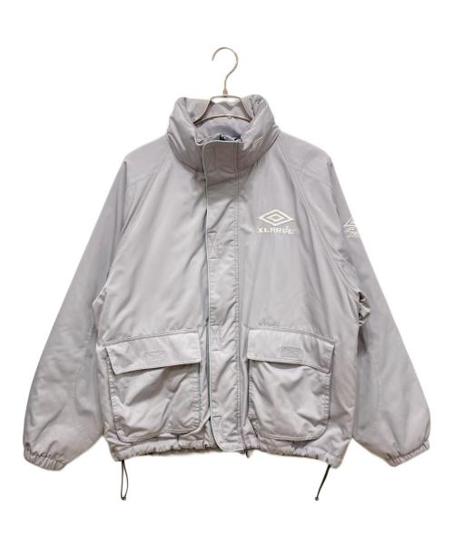 X-LARGE（エクストララージ）X-LARGE (エクストララージ) UMBRO (アンブロ) 中綿ジャケット グレー サイズ:Lの古着・服飾アイテム