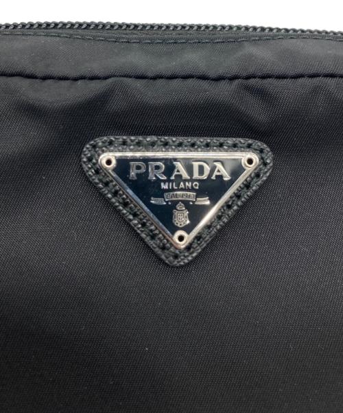 PRADA（プラダ）PRADA (プラダ) ナイロンポーチ ブラックの古着・服飾アイテム