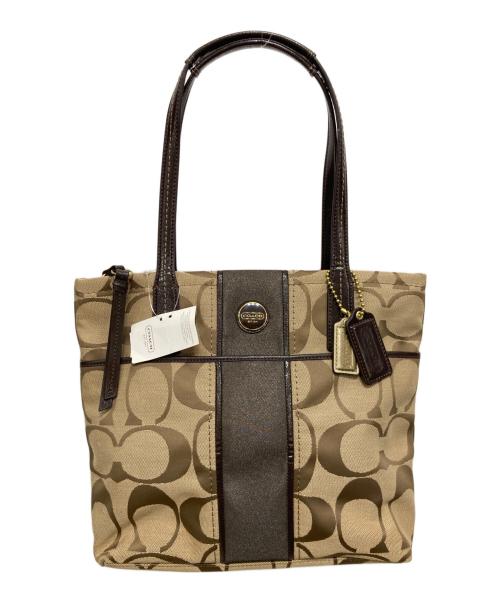 COACH（コーチ）COACH (コーチ) トートバッグ ベージュの古着・服飾アイテム