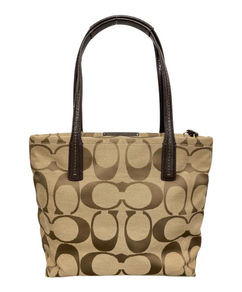 COACH（コーチ）COACH (コーチ) トートバッグ ベージュの古着・服飾アイテム