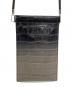 Maison Margiela (メゾンマルジェラ) ショルダースマートフォンポーチ ブラック×グレー：27000円