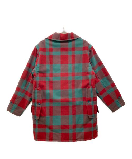 BEAMS PLUS（ビームスプラス）BEAMS PLUS (ビームスプラス) メルトンハンティングコート レッド×グリーン サイズ:L 未使用品の古着・服飾アイテム