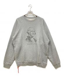 BEAMS JAPAN（ビームスジャパン）の古着「Money Men Print Crew Neck Sweats "Gray"」｜グレー