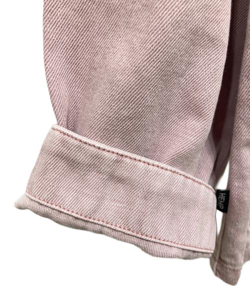 Manastash（マナスタッシュ）Manastash (マナスタッシュ) HEMP WASHED CHORE JACKET ピンク サイズ:SIZE L 未使用品の古着・服飾アイテム