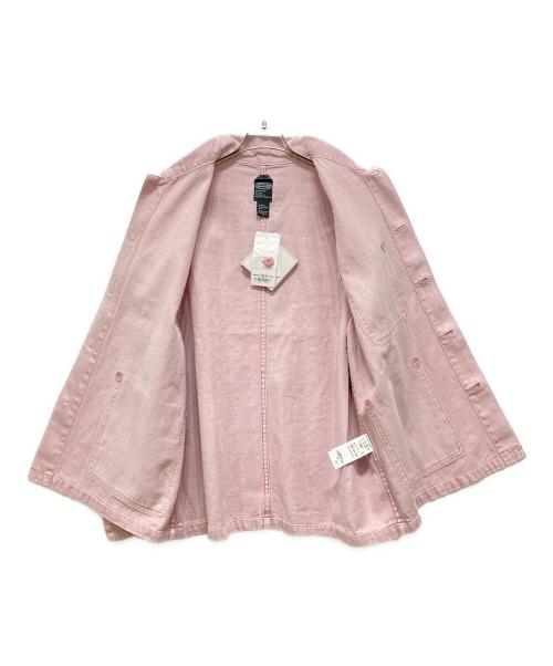 Manastash（マナスタッシュ）Manastash (マナスタッシュ) HEMP WASHED CHORE JACKET ピンク サイズ:SIZE L 未使用品の古着・服飾アイテム
