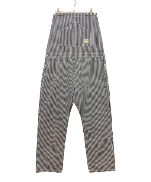 KOJIMA GENES（コジマジーンズ）KOJIMA GENES (コジマジーンズ) デニムサロペット ブラック×ホワイト サイズ:XXL 未使用品の古着・服飾アイテム
