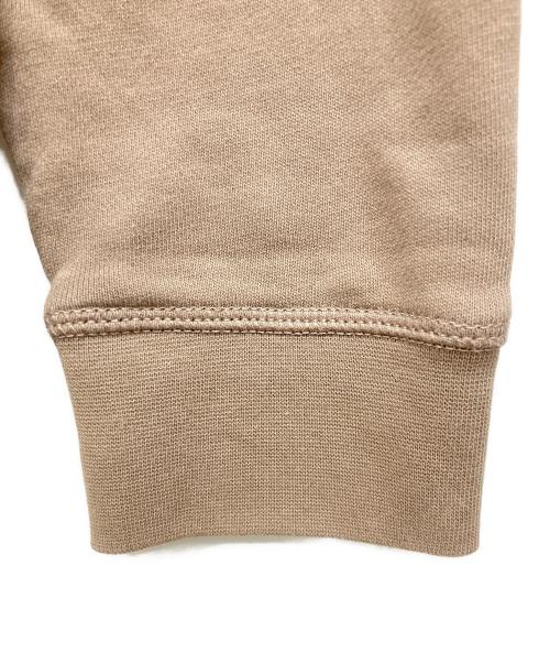 BOSS（ボス）BOSS (ボス) コットンテリー フーディ ロゴパッチ ブラウン サイズ:Mサイズの古着・服飾アイテム