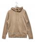BOSS（ボス）の古着「コットンテリー フーディ ロゴパッチ」｜ブラウン