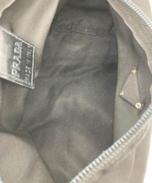 PRADA（プラダ）PRADA (プラダ) ナイロンポーチ ブラックの古着・服飾アイテム