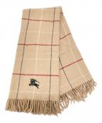 BURBERRY LONDONバーバリーロンドン）の古着「ウールマフラー」｜ベージュ